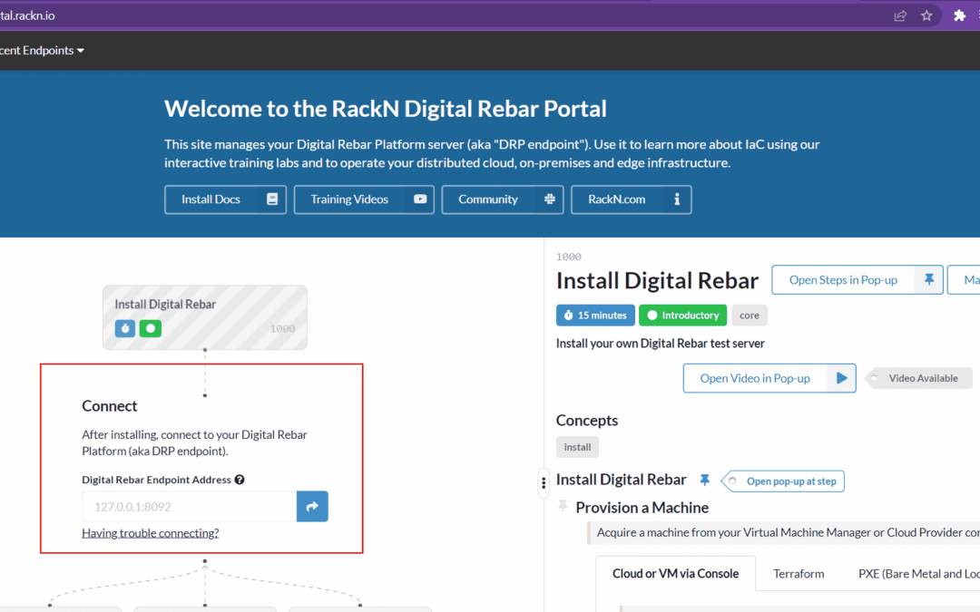 Tech Walkthrough: Set up RackN Digital Rebar to automate IaC